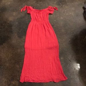 Off the shoulder long dress